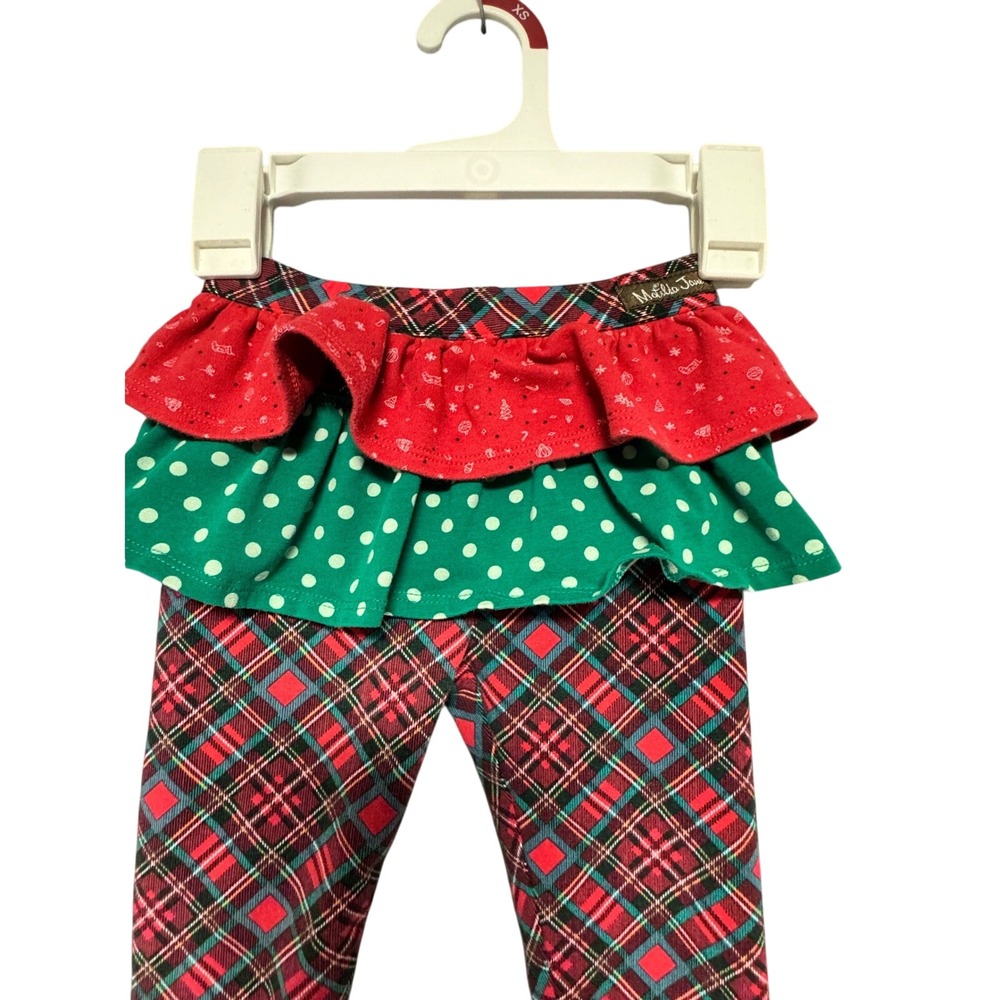 Matilda Jane Ruffle Run Run Rudolph Leggings Christmas Baby Girls 12 18 Months - Picture 4 of 8